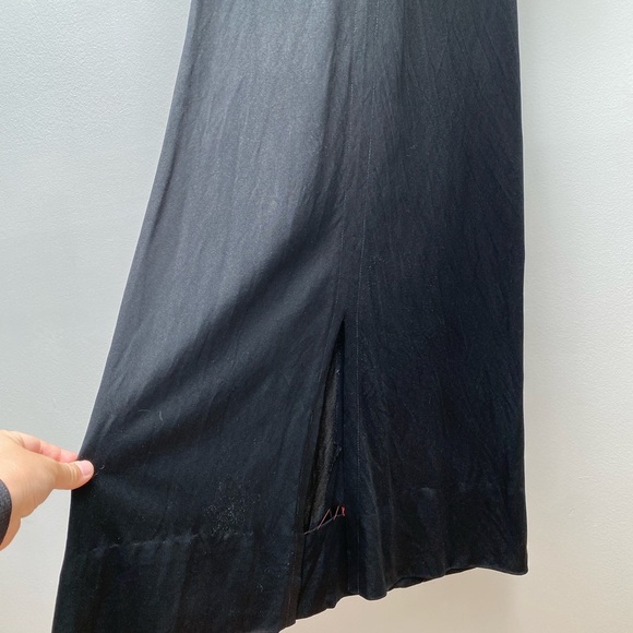 Vintage - 1960’s / 1970’s Mod Psychedelic Floral Black Casual Dress - Picture 5 of 8